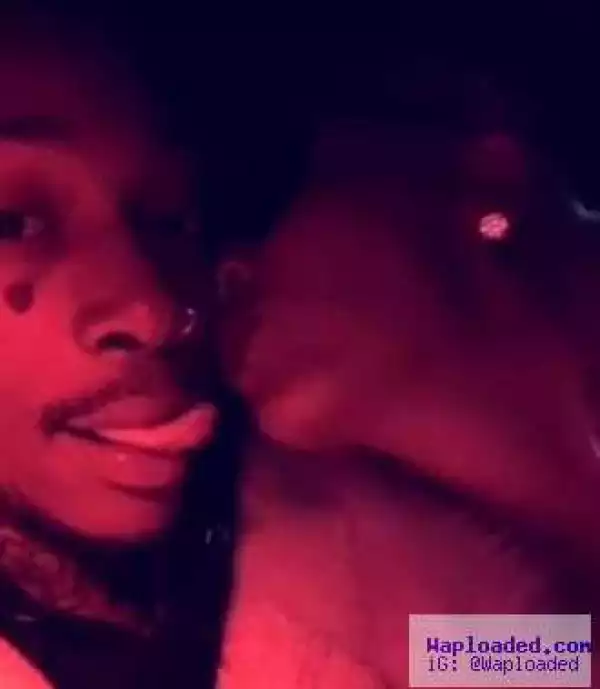Coming Back Together? Wiz Khalifa Gets A Kiss From Ex Wife, Amber Rose, In New Snapchat Video (Pics)